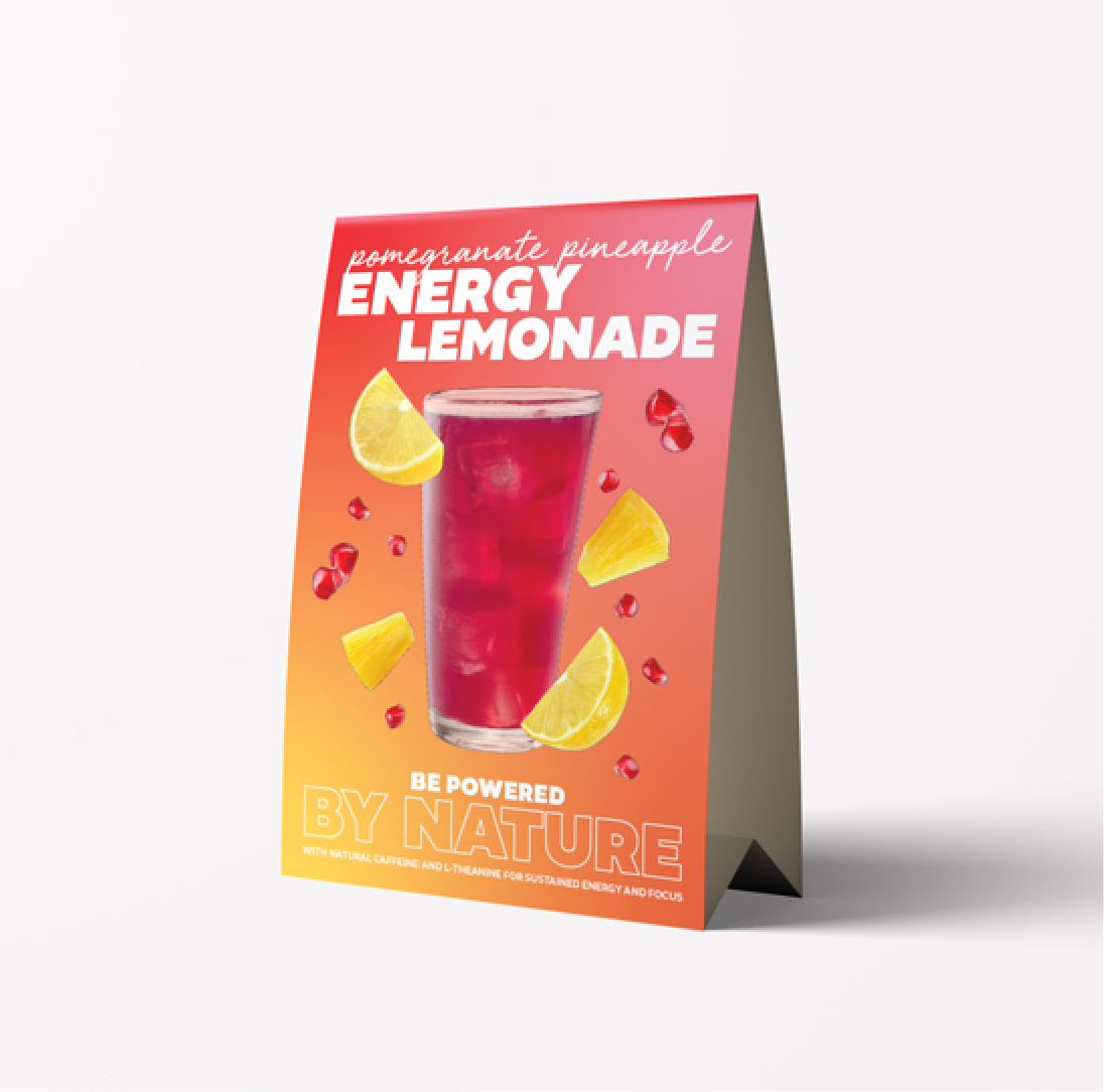a card featuring a refreshing glass of lemonade
